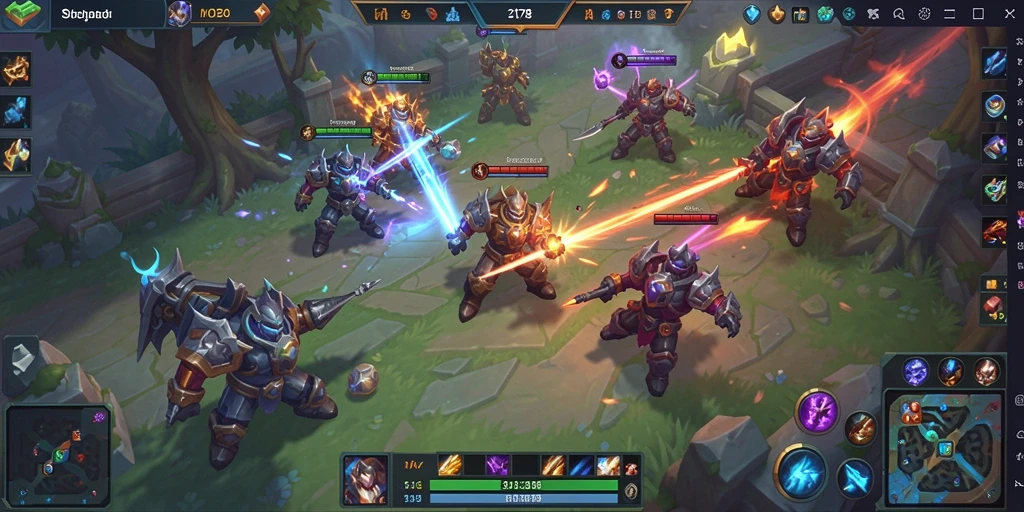 Tampilan gameplay seru dan strategi di dalam 3178.