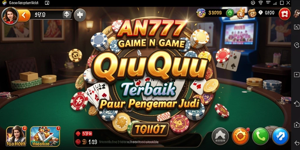 Screenshot AN777 menampilkan gameplay seru QiuQiu.