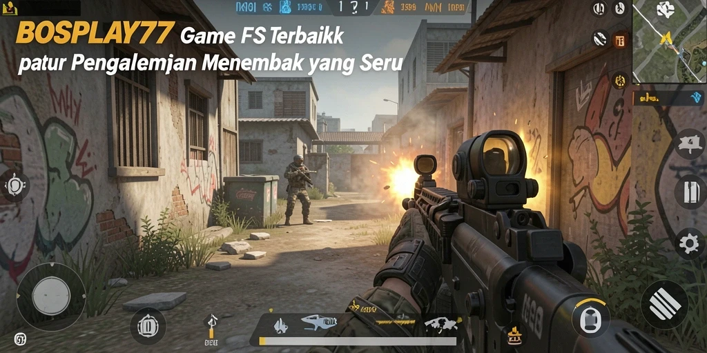 Tampilan seru dari gameplay menembak BOSPLAY77.