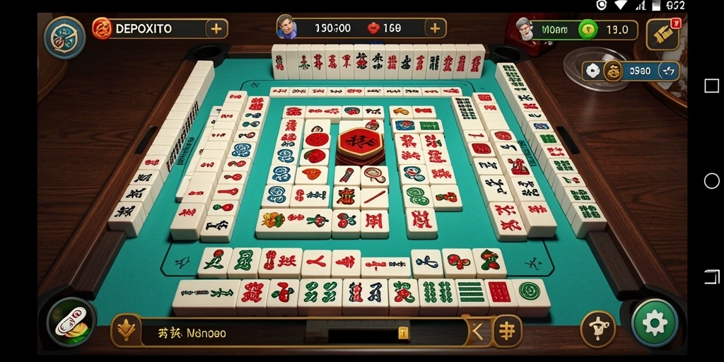 Screenshot gameplay DEPOXITO menampilkan tantangan Mahjong yang menarik.