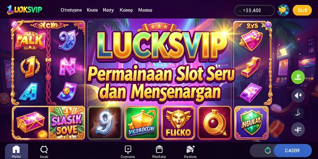 Tampilan gameplay seru dan menarik dari LUCKSVIP.