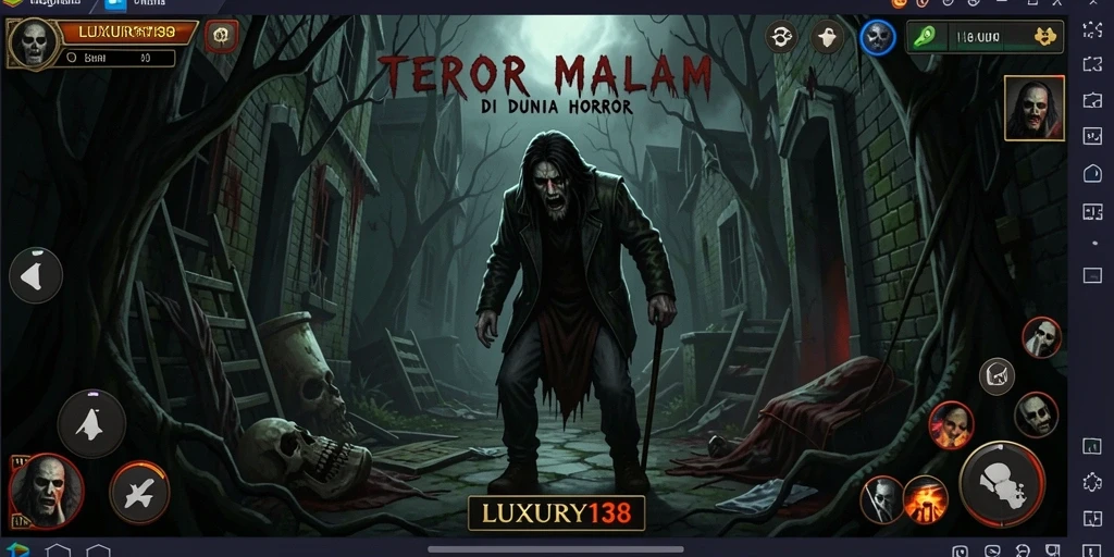 Screenshot LUXURY138 menampilkan gameplay yang penuh ketegangan dan elemen horor.
