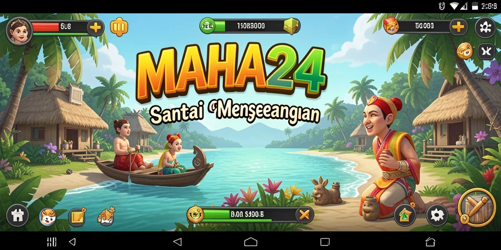 Tampilan gameplay MAHA24 yang seru dan interaktif.