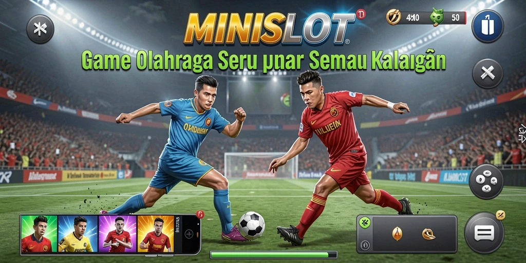 Tampilan menarik gameplay <strong>MINISLOT</strong> dengan aksi olahraga yang mendebarkan.