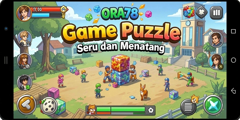 Gameplay menarik ORA78 dengan berbagai teka-teki menantang.