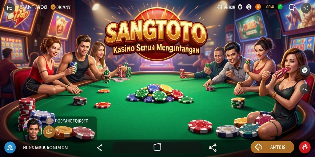 Tangkapan layar utama SANGTOTO menampilkan aksi seru permainan Kasino.