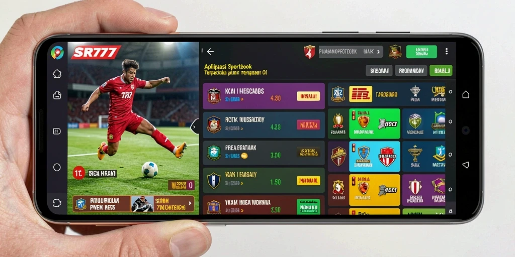 Tampilan antarmuka SR777 yang menarik dalam permainan Sportsbook.